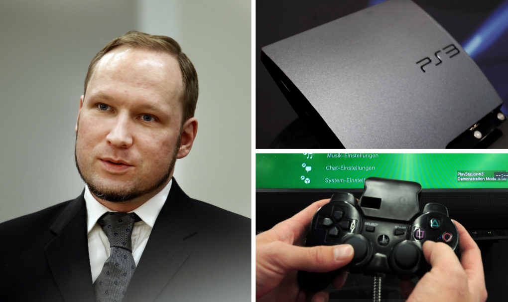 ps3, Playstation, Fängelse, Anders Behring Breivik